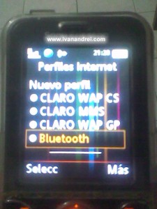 Conexion por defecto Bluetooth