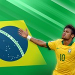 Wallpaper Copa Muncial de Futbol Brasil 2014 - Brasil - Neymar da Silva