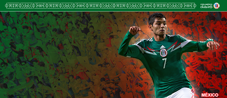 Wallpaper de la Copa América Chile 2015 – Equipo de México