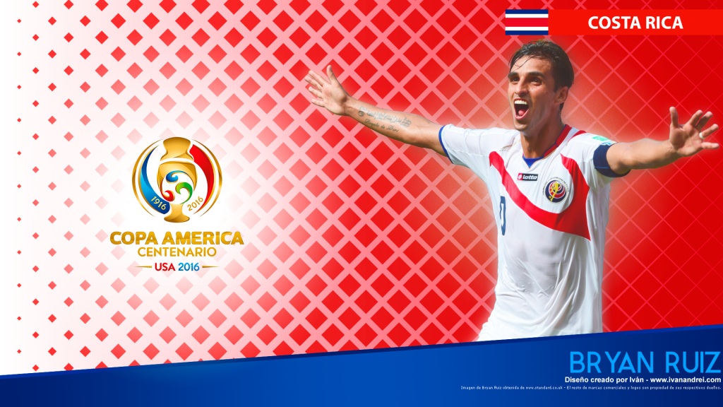 Copa América Centenario USA 2016 - Costa Rica (Bryan Ruiz 1920x1080)