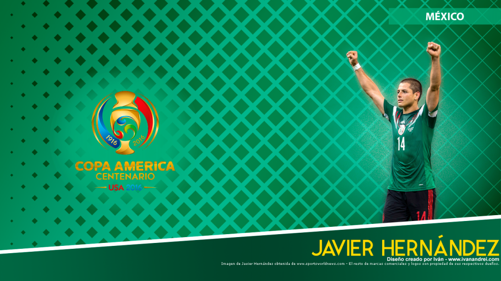 Copa América Centenario USA 2016 - México (Javier Hernández - 1366x768)