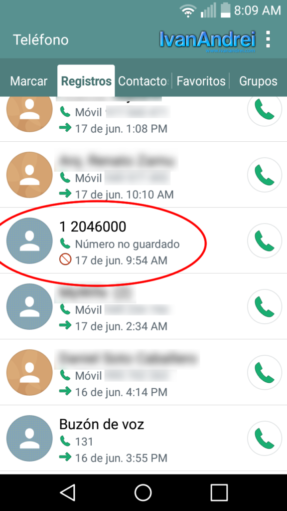 Como bloquear llamadas entrantes en Android