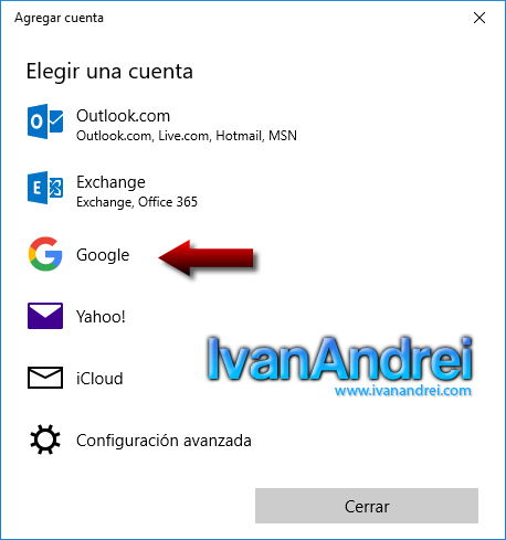 Servicios de calendarios en la aplicación de Outlook