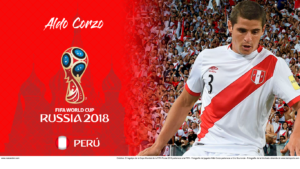 Wallpaper de Aldo Corzo de Perú para la Copa Mundial de la FIFA - Rusia 2018 - Edición para Laptop (1366x768)