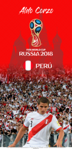 Wallpaper de Aldo Corzo de Perú para la Copa Mundial de la FIFA - Rusia 2018 - Edición para Samsung S9 (1440x2960)