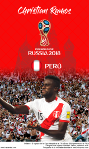 Wallpaper de Christian Ramos de Perú para la Copa Mundial de la FIFA - Rusia 2018 - Edición para teléfonos con resolución 480x800