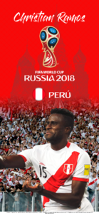 Wallpaper de Christian Ramos de Perú para la Copa Mundial de la FIFA - Rusia 2018 - Edición para iPhone X (1125x2436)