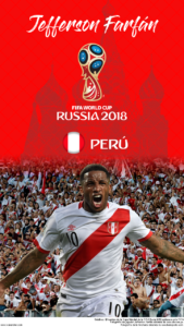 Wallpaper de Jefferson Farfán de Perú para la Copa Mundial de la FIFA - Rusia 2018 - Edición para teléfonos HD (720x1280)