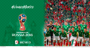 Wallpaper de la selección mexicana de fútbol para la Copa Mundial de la FIFA - Rusia 2018 - Edición para Laptop (1366x768)