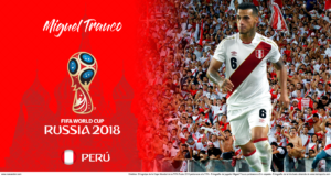 Wallpaper de Miguel Trauco de Perú en la Copa Mundial de Rusia 2018 - Edición para Laptop (1366x768)