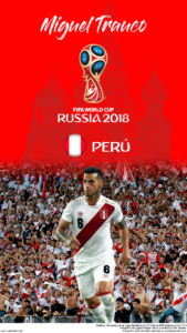 Wallpaper de Miguel Trauco de Perú para la Copa Mundial de la FIFA - Rusia 2018 - Edición para teléfonos HD (720x1280)