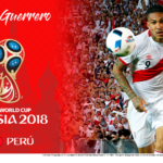 Wallpaper de Paolo Guerrero de Perú para la Copa Mundial de la FIFA - Rusia 2018 - Edición para PC (1920x1080)