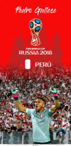 Wallpaper de Pedro Gallese de Perú para la Copa Mundial de la FIFA - Rusia 2018 - Edición para Samsung S9 (1440x2960)