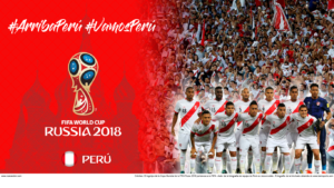 Wallpaper de la selección peruana de fútbol para la Copa Mundial de la FIFA - Rusia 2018 - Edición para Laptop (1366x768)