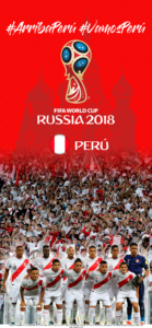 Wallpaper de la selección peruana de fútbol para la Copa Mundial de la FIFA - Rusia 2018 - Edición para iPhone X (1125x2436)