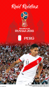 Wallpaper de Raúl Ruidíaz de Perú para la Copa Mundial de la FIFA - Rusia 2018 - Edición para teléfonos HD (720x1280)