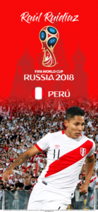 Wallpaper de Raúl Ruidíaz de Perú para la Copa Mundial de la FIFA - Rusia 2018 - Edición para iPhone X (1125x2436)