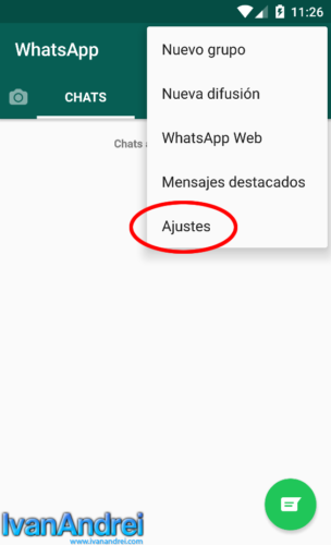 WhatsApp - Ajustes