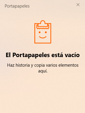 Borrar historial portapapeles windows 10