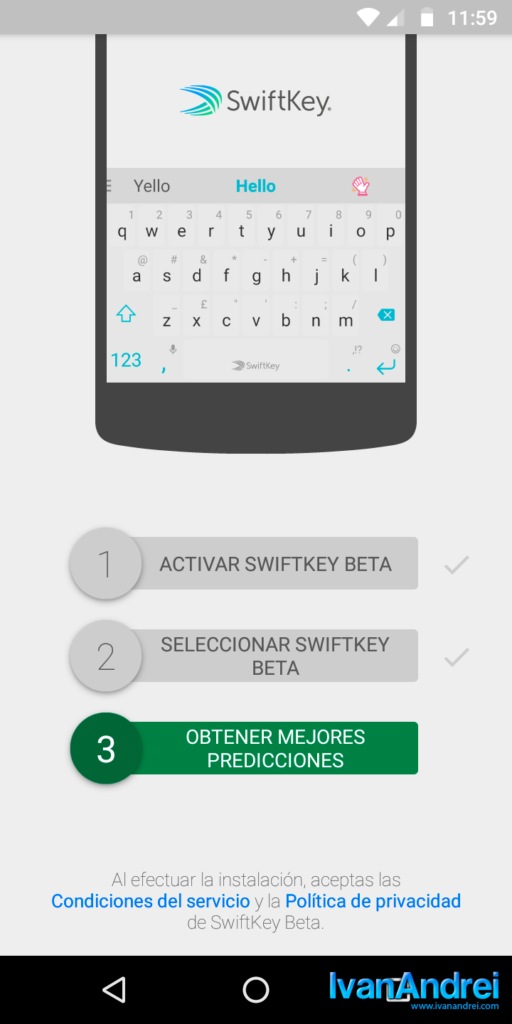 SwiftKey - Configuración del teclado