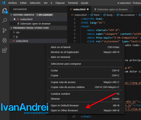 Editor De Código Visual Studio Code Para El Desarrollo Web - Iván Andréi