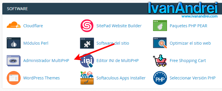 Cpanel - Administrador MultiPHP