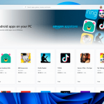 Aplicaciones de Android en Windows 11