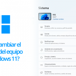 Cómo cambiar el nombre del equipo en Windows 11