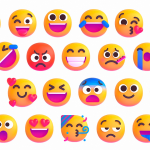 Emojis Fluent Design 3D de Microsoft