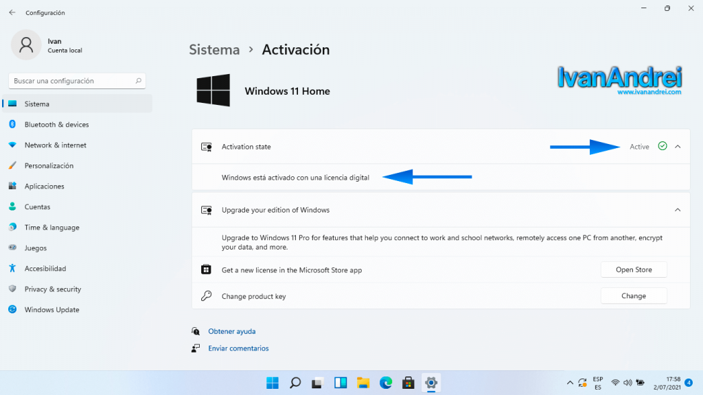 Windows 11 activado